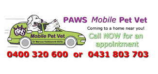 Angel smith, dvm at healthy pet the mobile vet, we are committed to offering quality, loving care in the convenience of your home. Paws Mobile Pet Vet Vet In Hunter Valley Pupsy
