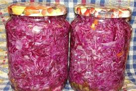 маринованная капуста с болгарским перцем на зиму в банках Krasnaya Marinovannaya Kapusta Kapusta Recepty Krasnaya Kapusta