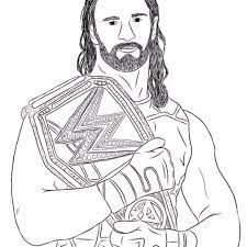 These alphabet coloring sheets will help little ones identify uppercase and lowercase versions of each letter. Seth Rollins As World Heavyweight Champ By Forcesaberx On Deviantart
