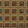 Wooden stake, enhanced wooden stake, flint knife, spear and enhanced spear. 1