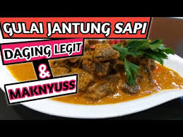 Sediakan panci berisi air kemudian panaskan dengan api besar sampai mendidih. Resep Dan Cara Memasak Gulai Jantung Sapi Maknyuss Youtube