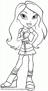 When we think of october holidays, most of us think of halloween. Bratz Coloring Pages Cute Bratz To Print And Color Coloring Home