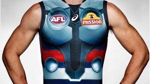 Bulldogs lick'em dead vintage vfl afl badge western bulldogs footscray. Fans Pundits Outraged Over Western Bulldogs Thor Themed Jerseys Sporting News Australia