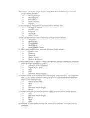 Check spelling or type a new query. Soal Semester Desain Grafis Kls X Tkj Doc Perguruan Prayatna Medan C Mempekerjakan Berbagai Elemen Seperti Marka Simbol Uraian Verbal Yang Course Hero