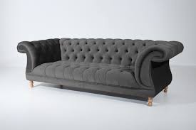 Find second hand sofas for sale online in birminham. Exeter 3er Sofa Chesterfield Couch Samtvelours Anthrazit Kaufen Bei Froschkonig24 Gmbh