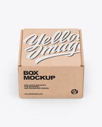View from side, front, back, and top. Carton Packaging For Box Mockup Mockup Free Psd Mockup Template Free