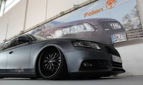 Folierung audi rs6 in daytona grau rundum (schwarz. Audi A4 8k Grau Matt Metallik Folienking