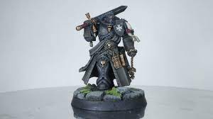 I Converted My Indomitus Judiciar Into A Black Templar Emperors Champion Warhammer40k Malerei