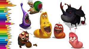 Larva coloring book allows you to color the cute caterpillar characters and some other characters from this universe, butterflies, caterpillar members and many more. Larva Coloring Pages Coloring Pages For Kids Kid Zone Channel Youtube