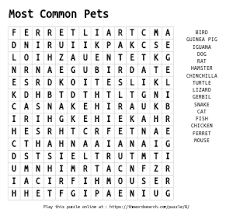 Even difficult lessons can be slowly accepted by students by playing. Printable Word Searches