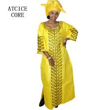 Robes longue boubou moderne pour femme en bazin riche. 2019 African Bazin Riche Embroidery Design African Dresses For Women Dashiki Traditional Clothing Long Dress A242 Africa Clothing Aliexpress