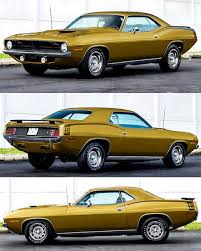 Image result for Yellow Gold 1970 Barracuda