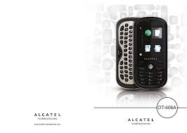Simple codes to be entered via phone's keypad and you are done. Alcatel 606a Instructions Manualzz