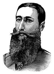 Thomas Moonlight, 1833-1899, He Was A United States Politician, Soldier And  Governor Of Wyoming Territory From 1887 To 1889, Vintage Line Drawing Or  Engraving Illustration Клипарты, SVG, векторы, и Набор Иллюстраций Без
