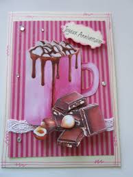 Carte Anniversaire Chocolat Chamallow 3d Un Grand Marche Carte Anniversaire Anniversaire Etiquette Joyeux Anniversaire