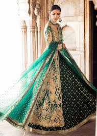 Pakistani Bridal Lehnga In Emerald Green For Wedding J5119 Green Wedding Dresses Indian Bridal Outfits Indian Bridal Dress