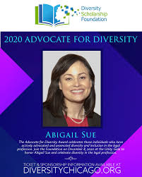 2020 Advocate for Diversity Award Recipient