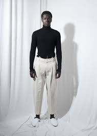 Black And White Pants Men Nargassi Fw 2018 19 White Pants Men Slim Fit Sweater Mens Linen Pants
