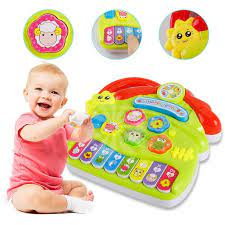 New Popular Musical Instrument Piano Toy Baby Kids Animal Farm Piano Developmental Music Toys For Children Animals For Kids Music Toys Preschool Toys