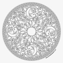 Coloring for girls and boys. Amazingly Relaxing Free Celestial Mandala Coloring Pages Hd Png Download Kindpng