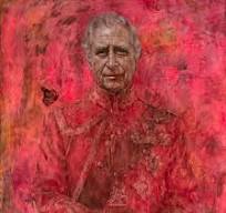 New King Charles Portrait Sparks Backlash for 'Blood-Red ...