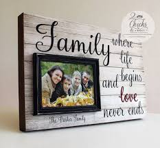 Family Where Life Begins And Love Never Ends Frame Family Etsy Family Picture Frames Picture Frame Crafts Family Frames
