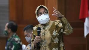 Risma Usul Ke Khofifah Agar Tak Perpanjang Psbb Surabaya
