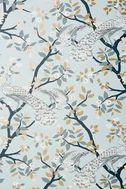 Looking for the best wallpapers? Pastel Plumage Gray Birds Trees Wallpaper