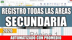 La familia fernández es muy original. Registros Para Secundaria 2020 Todas Las Areas Descargar