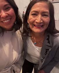 Raise your hand if you are just grateful to be alive at the same time as  Deb Haaland! 🙋🏽‍♀️🙋🏽‍♀️🙋🏽‍♀️🙋🏽‍♀️🙋🏽‍♀️🙋🏽‍♀️ Yesterday, a new  Secretary of the Interior was sworn in and this particular