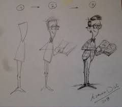 How To Draw A Cartoon For Beginners Step By Step Part 1 If You Struggling With Dr Drawing Cartoon Characters Funny Cartoon Characters Cartoon Character Design