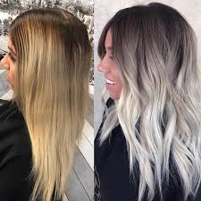Black And Ash Blonde Balayage Pin On Hair
