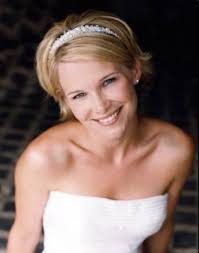 One of the wedding hairstyle for short hair with a veil would be not to try a complicated hairdo, but rather pair this hairstyle with the classic princess wedding gown and a tiara to pull of the perfect fairy tale look. Wedding Hairstyles For Short Hair With Tiara Short Bridal Hair Short Wedding Hair Hair Styles
