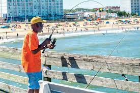 We also have everything you need to fish, bait, tackle, rental rods, coolers and carts as well as food, drinks, tackle and gifts. Virginia Beach Fishing Pier Virginia Beach Visitors Guide