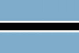 The national flag of botswana consists of a light blue field cut horizontally in the centre by a black stripe with a thin white frame. Flaggenparadies Fahne Von Botswana Afrika Hissflaggen Im Webshop Von Flaggenparadies De