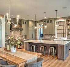 The island of this beautiful kitchen has a distressed and sand through application applied to it. 10 Kitchen Backsplash Inspirations To Take Your Design Up A Notch