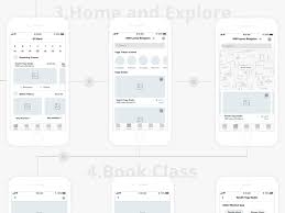 Wellmonk App Wireframe Userflow Flow Wireframes Ux Journey Mapping Map Sketch Digital Android Ios App Wireframe App Wireframe Wireframe Wireframe Design
