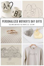 Moms tend to like personalized stuff. Personalized Mothers Day Gifts Somewhat Simple Living