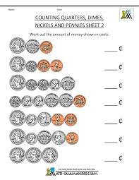 Money Worksheets For Kids 2nd Grade Money Math Money Math Worksheets Money Worksheets