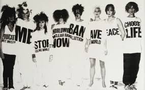Katherine Hamnett Choose Life T Shirt Collection Circa 1983 Political Fashion Katharine Hamnett 80s Fashion Trends