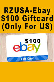 Only redeemable to purchase items directly on ebay.com. Rzusa Ebay 100 Giftcard Offer In 2021 Gift Card Diy Gift Card Ebay Gift Card