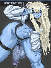 blue oni (streachybear), streachybear, 1futa, futa only, futanari - R34  Vault