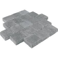 Pave Beton Vibrocompresse Parabloc Gris Anthracite L 20 Cm X L 10 Cm X Ep 6 Mm Pave Beton Pave Gris Samara