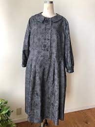 着物リメイク 大島紬の着物からレトロワンピース harico couture レトロ ワンピース 着物リフォーム 着物リメイク 洋服