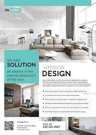 Interior Flyer Promo Brosure Design Page Layout Design Flyer Design Layout