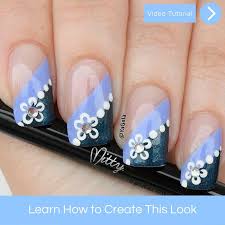 Girls who love to stand out with their brightness and individuality, can do so it with the help of easy flower nail designs. Spring Flower Nail Art Mitty Melbourne Australia