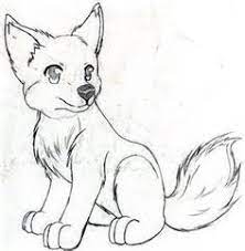Cute winged wolves | cute wolf drawings, cute animal. Anime Wolf Pup Drawings Lots Of Sketches Here Puppy Sketch Cute Wolf Drawings Animal Drawings