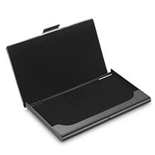 Товар 3 stainless steel business id credit card holder wallet metal box case pocket hot! Amazon Com Sooez Metal Business Card Holder For Men Women Business Card Case Slim Design Pocket Card Holders Name Card Holder Box Credit Card Carrier Stainless Steel Black Office Products