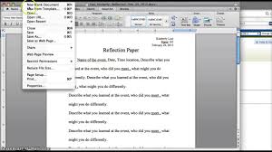 Want to learn how to write a reflection paper with perfection? How To Write A Reflection Paper Youtube