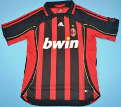 Maillot Foot Retro Milan Ac 2006 2007 Retro Football Shirts Ac Milan Soccer Jersey